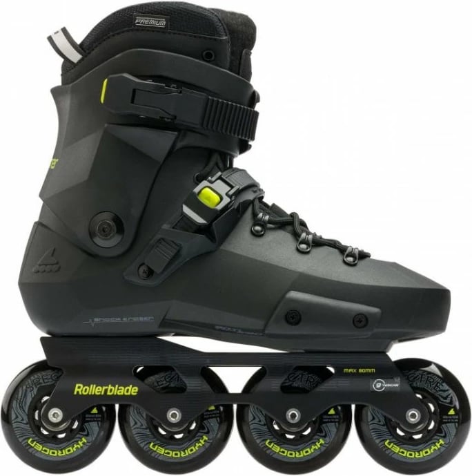 Patina freestyle Rollerblade Twister XT '22 për meshkuj dhe femra, të zeza