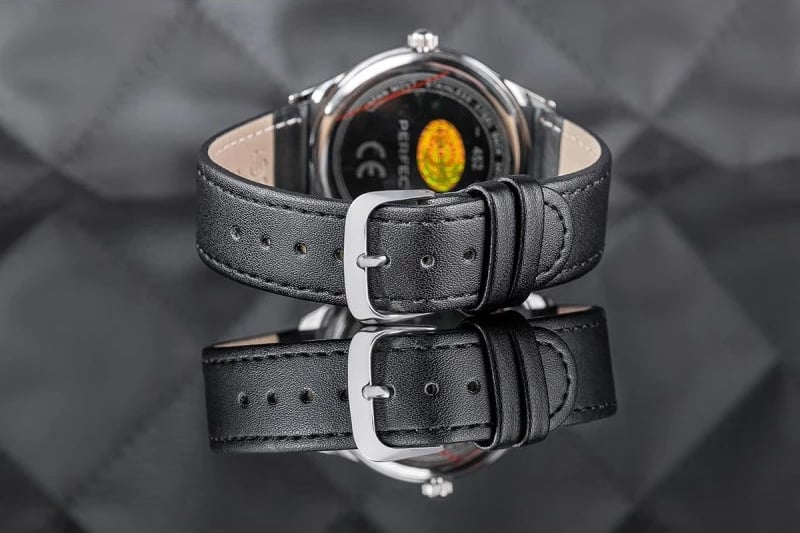 Orë dore për meshkuj PERFECT GXB452-04, e zezë