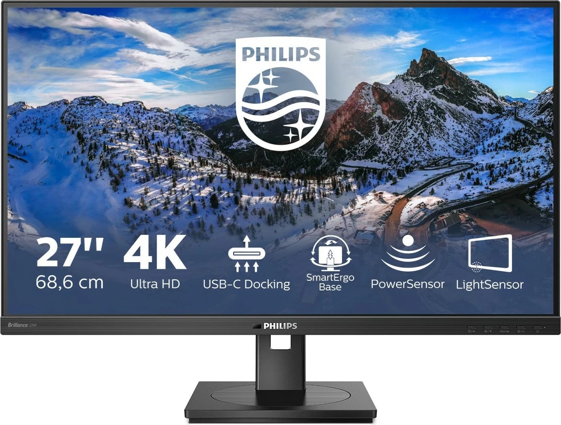 Monitor Philips 279P1/00, 27", 4K Ultra HD, LED, i zi