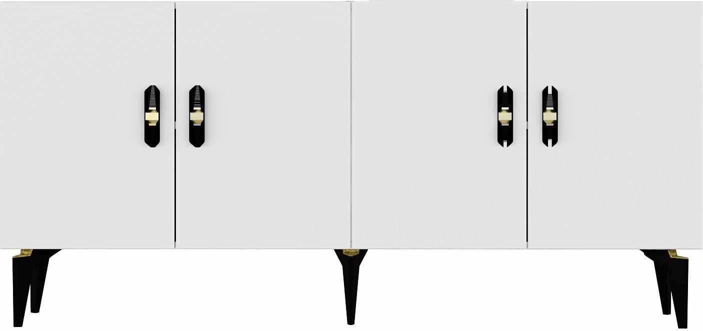 Konsol Skye Decor, ngjyrë e bardhë, Plus