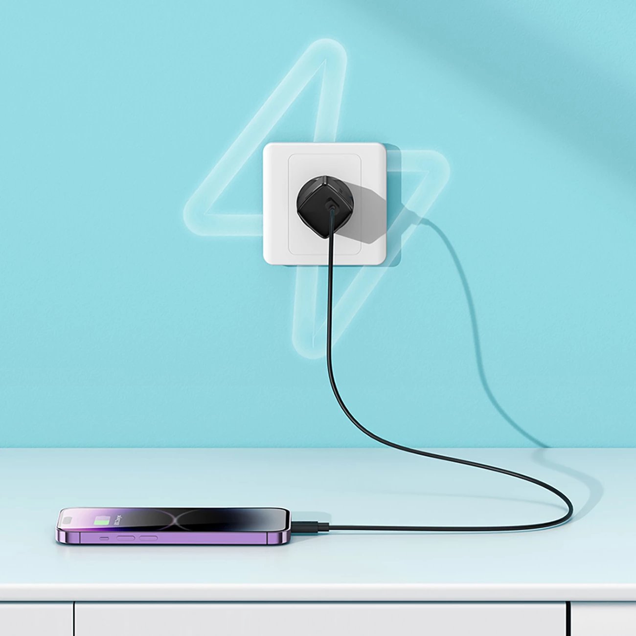 Karikues muri Baseus Cube Pro 30W, USB-C, i zi