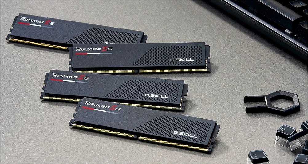 RAM Memorje G.Skill Ripjaws S5 32GB (2x16GB) DDR5, 6000MHz, CL30, e zezë