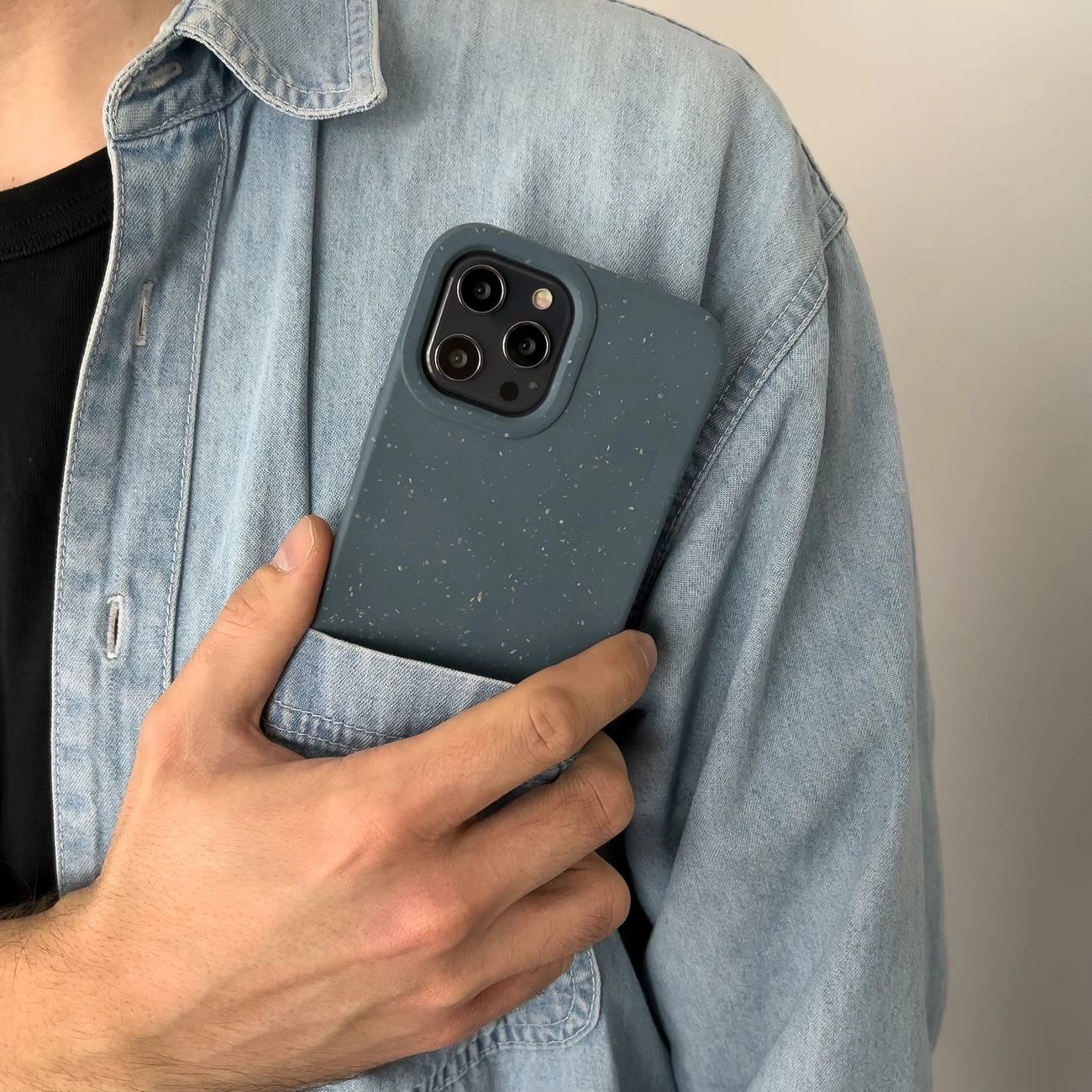 Mbështjellës Hurtel Eco Case për iPhone 11 Pro Max, silikon, mente