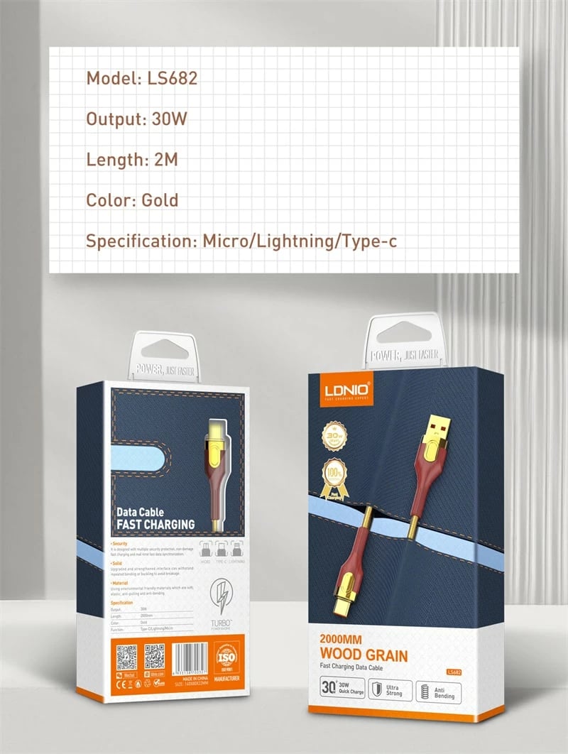 Kabllo E Karikimit LDNIO LS682 (Ari)