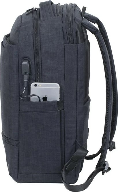 Çantë shpine RIVACASE Biscayne 8365 për laptop 17.3 inç, e zezë