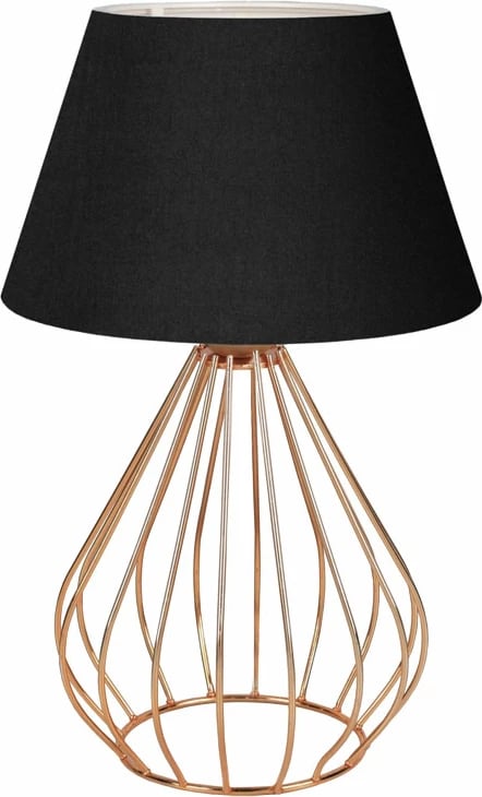 Llambë tavoline PWL-1150 E27 ngjyrë zezë-ari D22x37cm