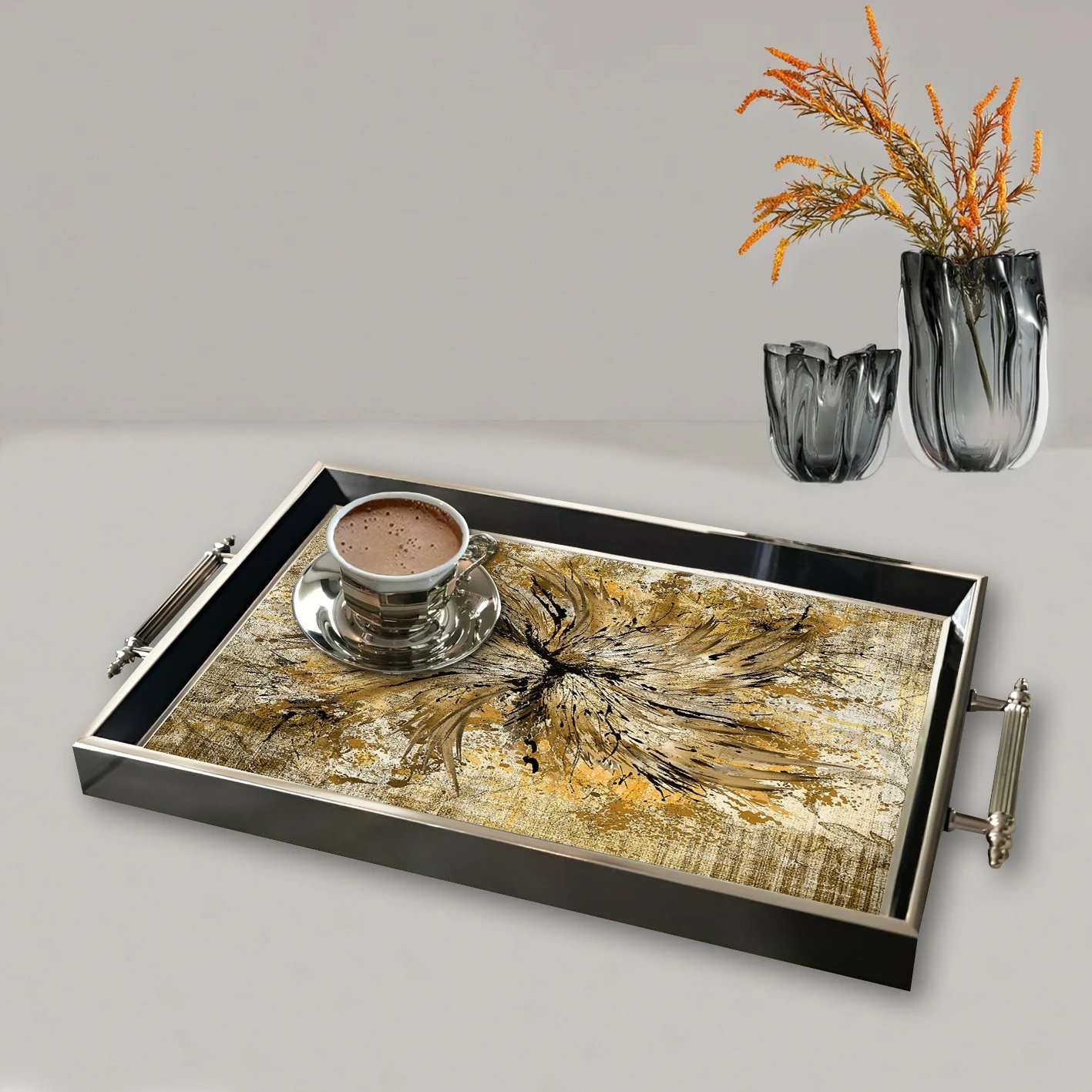 Tabaka qelqi Aberto Design, TPG9860, shumëngjyrëshe
