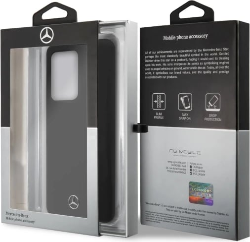 Mbështjellës Mercedes MEHCS69SILSB për Samsung Galaxy S20 Ultra, Silicone Line, i zi