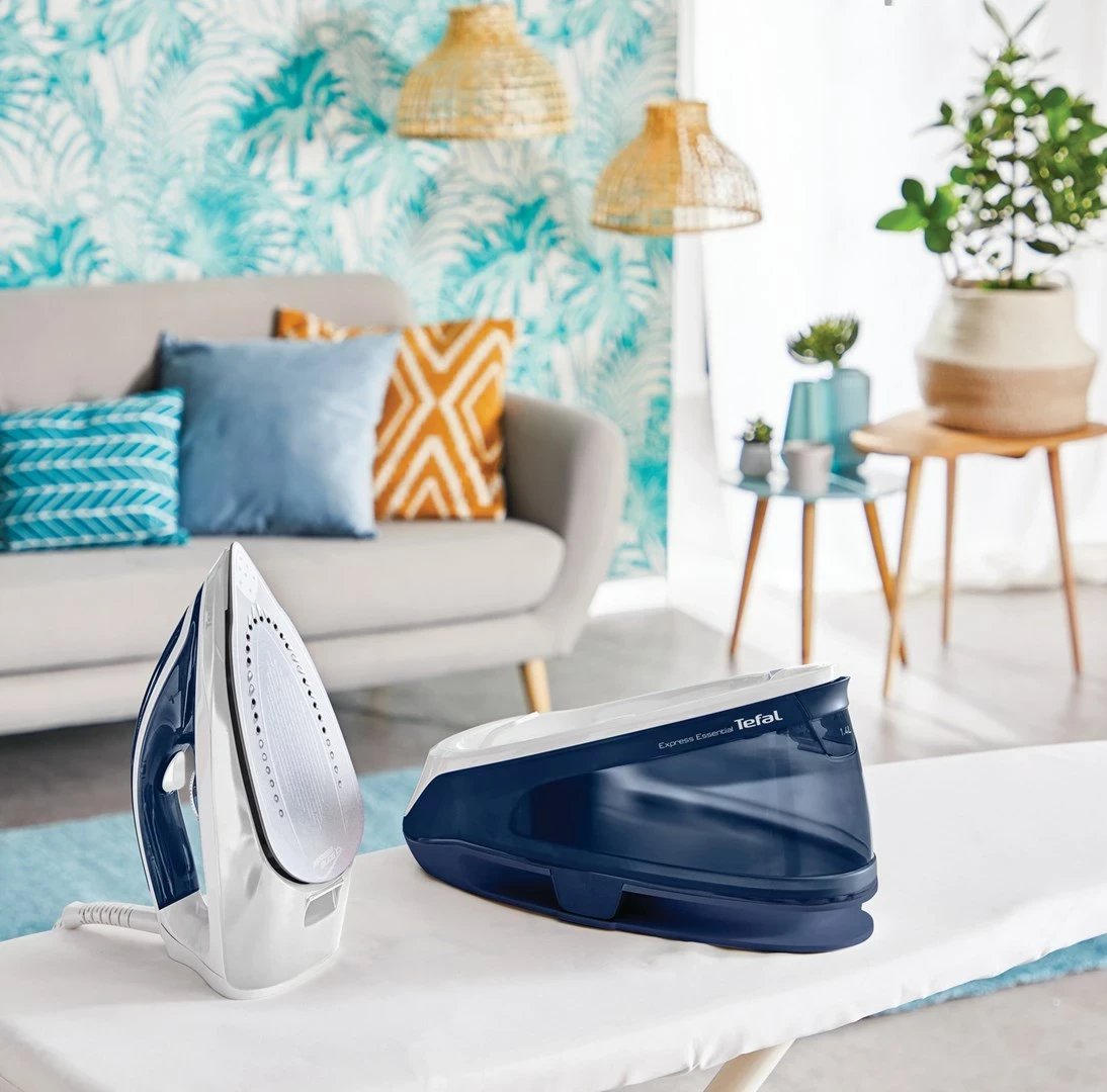 Hekur Tefal Express Essential SV6116, 2200 W, 1.4 L, Bardhë, Blu