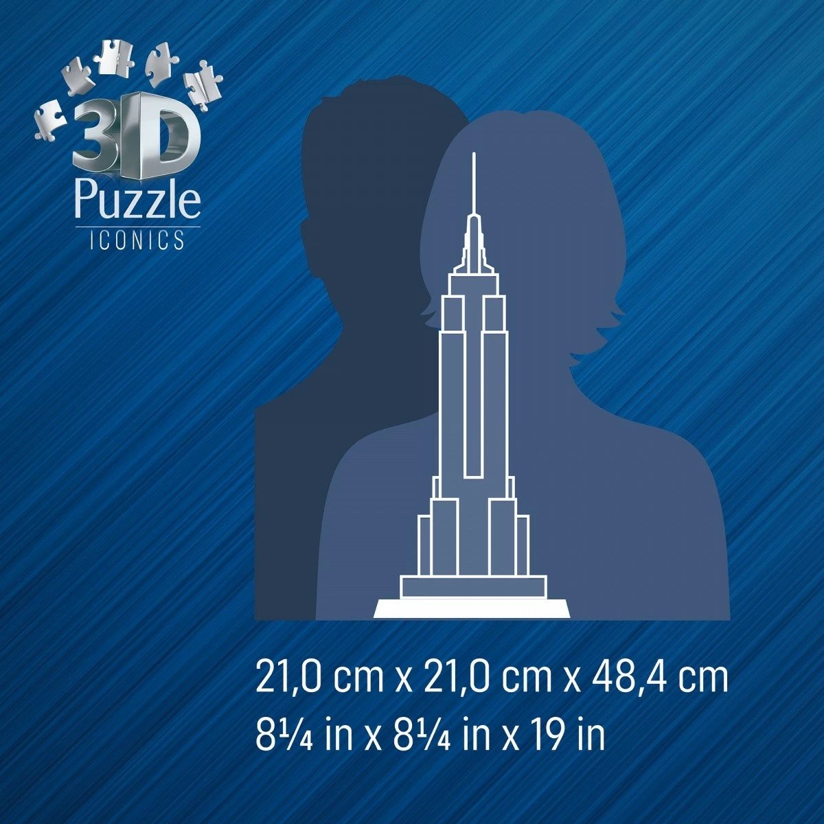 Puzzle 3D Ravensburger Empire State Building, 241 pjesë, me LED Puzzle 3D Ravensburger Empire State Building, 241 pjesë, me LED