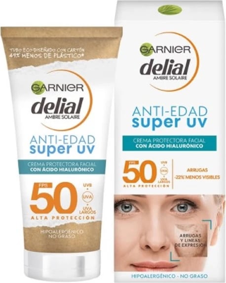Krem fytyre kundër plakjes me SPF50 Delial Anti-Aging Super UV, 50ml