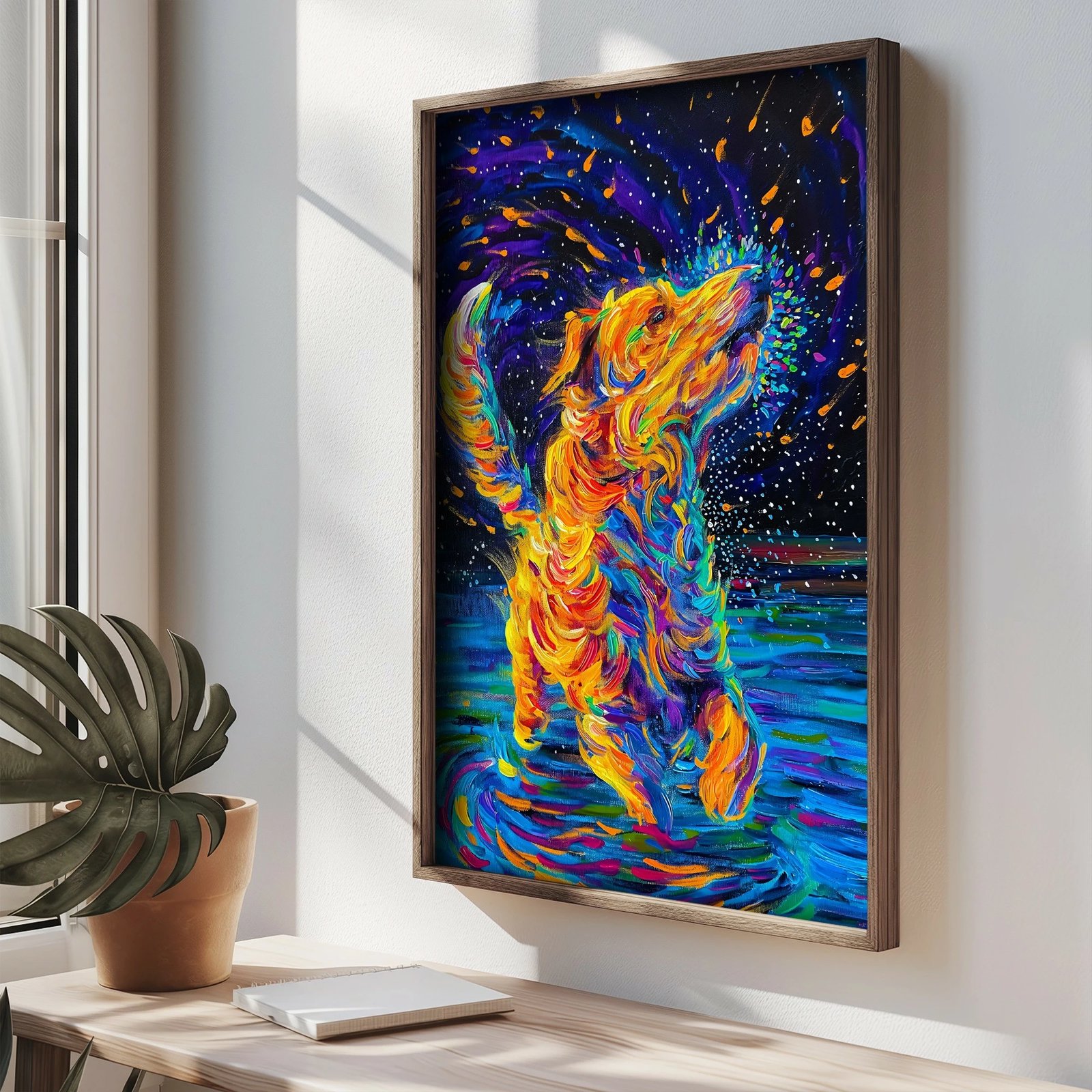 Pikturë dekorative me kornizë MDF, shumëngjyrëshe, Wallity, TUN011-L, 35x47x2 cm