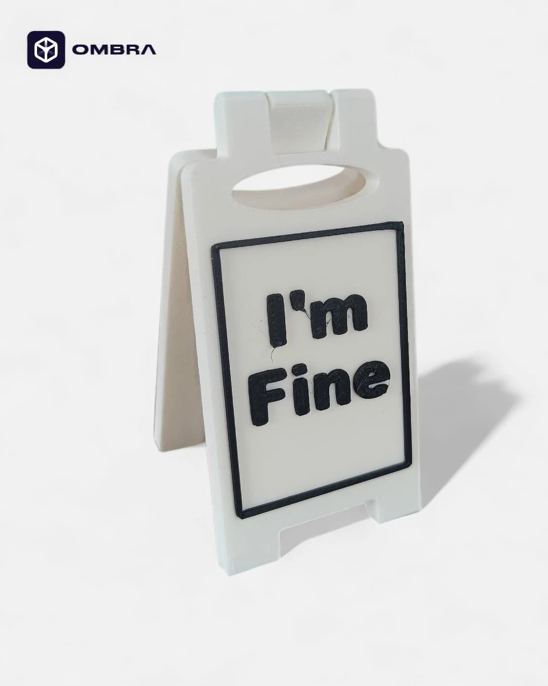 Tabelë "I'm Fine" - E bardhe