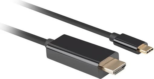 Kabllo USB-C në HDMI Lanberg CA-CMHD-10CU-0018-BK, 1.8m, e zezë