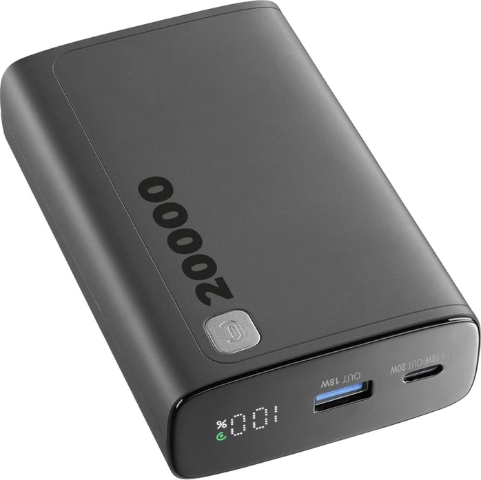 POWER BANK CELLULARLINE ELITE PBDISPL01PD20000K | 20000MAH 20W I ZI