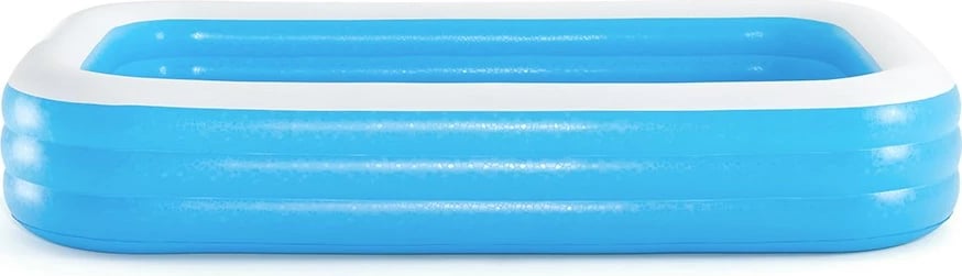 Pishinë e fryrë familjare, Bestway, 305x183x56 cm, 1161 L, 3 dhoma ajri, prizë shkarkimi, blu