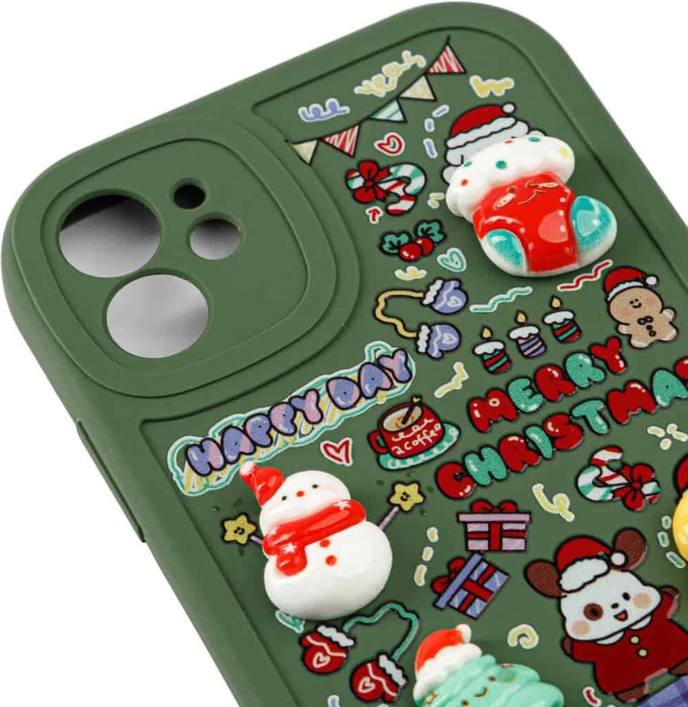 Fotroll për telefon TECH TIME Christmas Edition Deep Green (IP11)