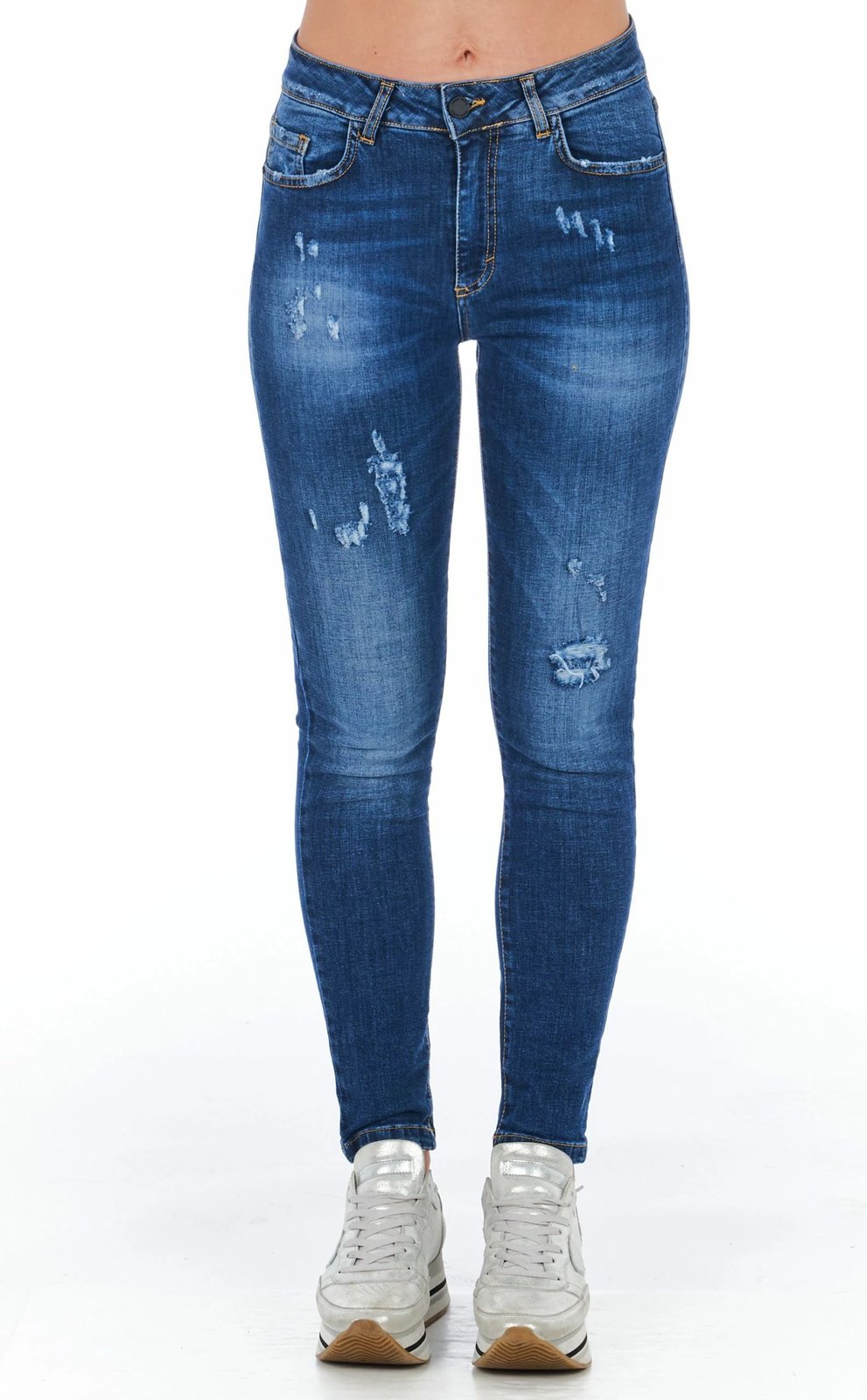 Xhinse për femra Frankie Morello, të kaltërta 