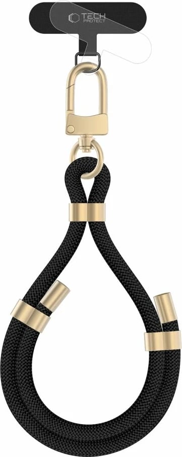 Rrip dore Tech-Protect C4S për celular, 23cm, i zi, set me 2 adaptera