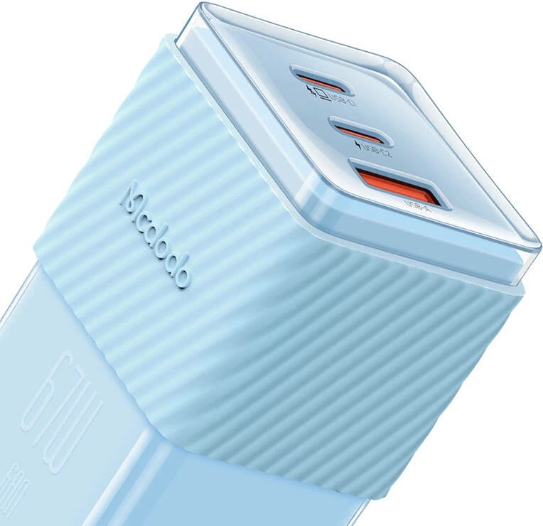 Karikues Mcdodo CH-1503, 67W, 2x USB-C, USB-A, blu