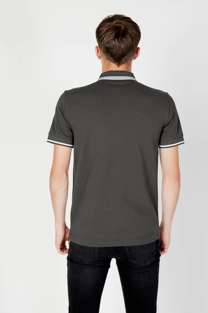Maicë polo për meshkuj EA7 Emporio Armani, gri