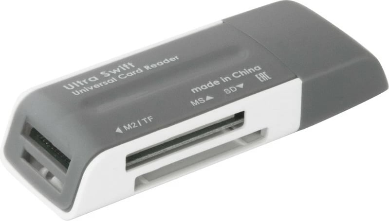 Lexues kartelash Defender Ultra Swift USB 2.0, 83260, Gri/Bardhë