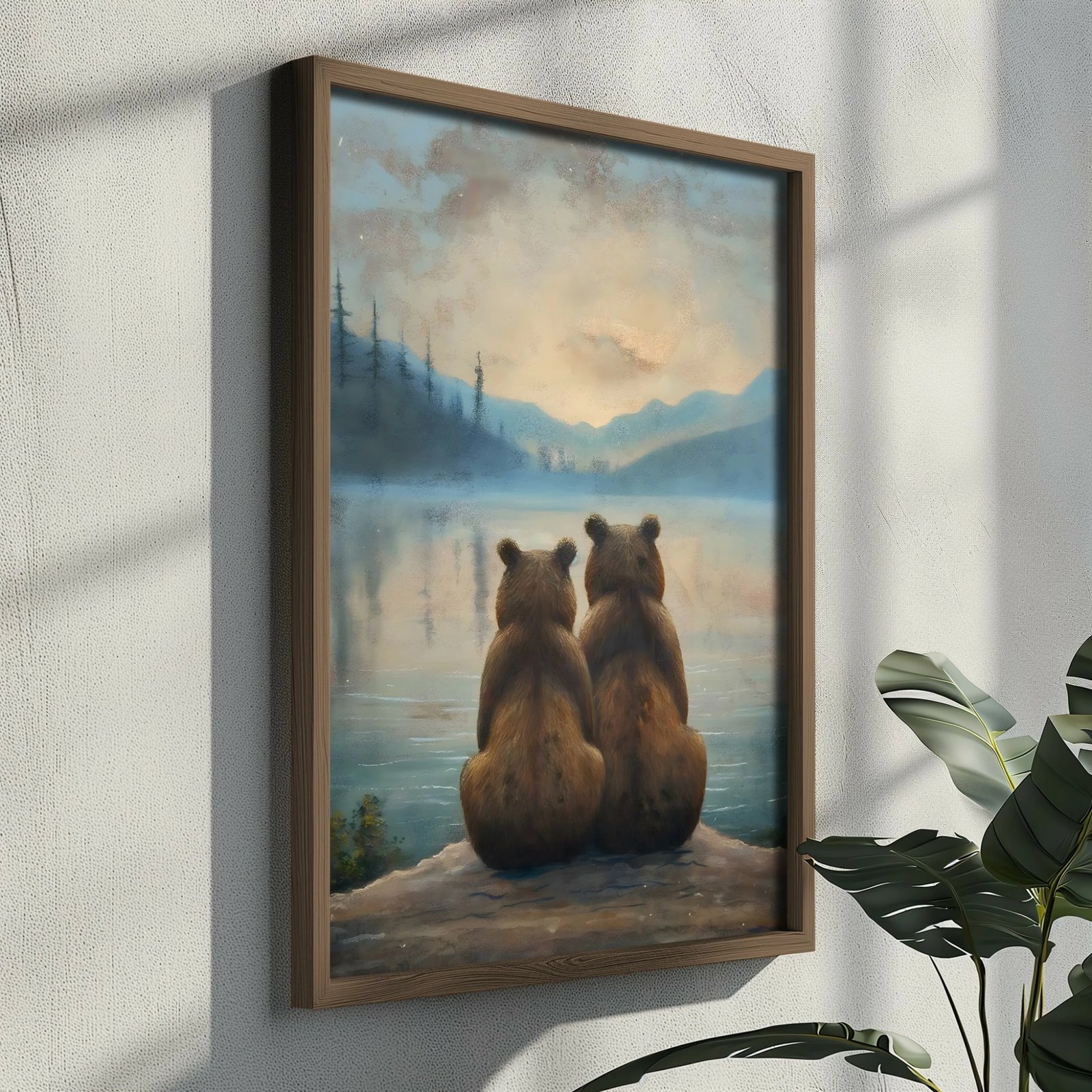 Pikturë dekorative me kornizë MDF, Wallity, GE231-L