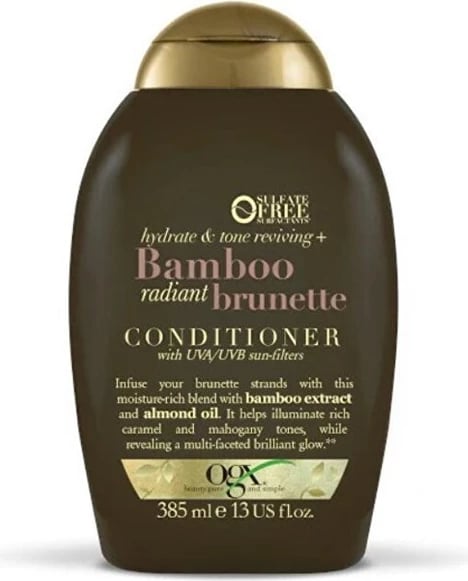 Balsam për flokë OGX Brunette Bamboo, 385ml