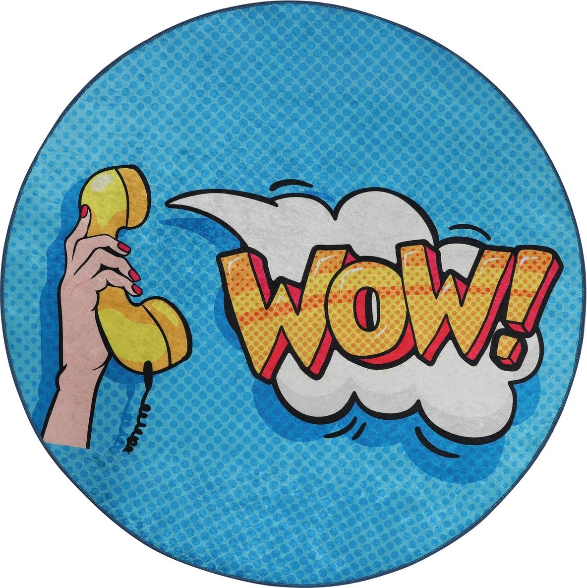 Tapet për banjo, Mijölnir, WOW, shumëngjyrësh, 140cm