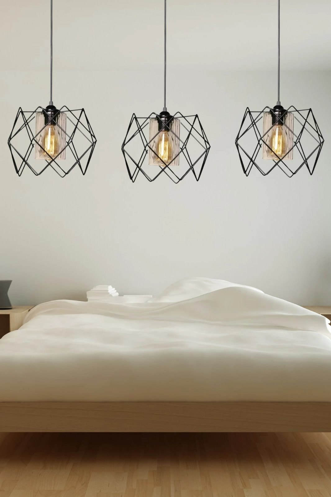 Llambë tavani Opviq, metalike, e zezë, LB030x3