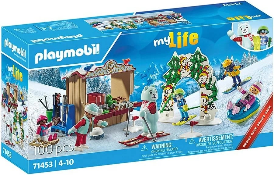 Set lodrash Playmobil My Life 71453 Ski World, 100 pjesë, për fëmijë