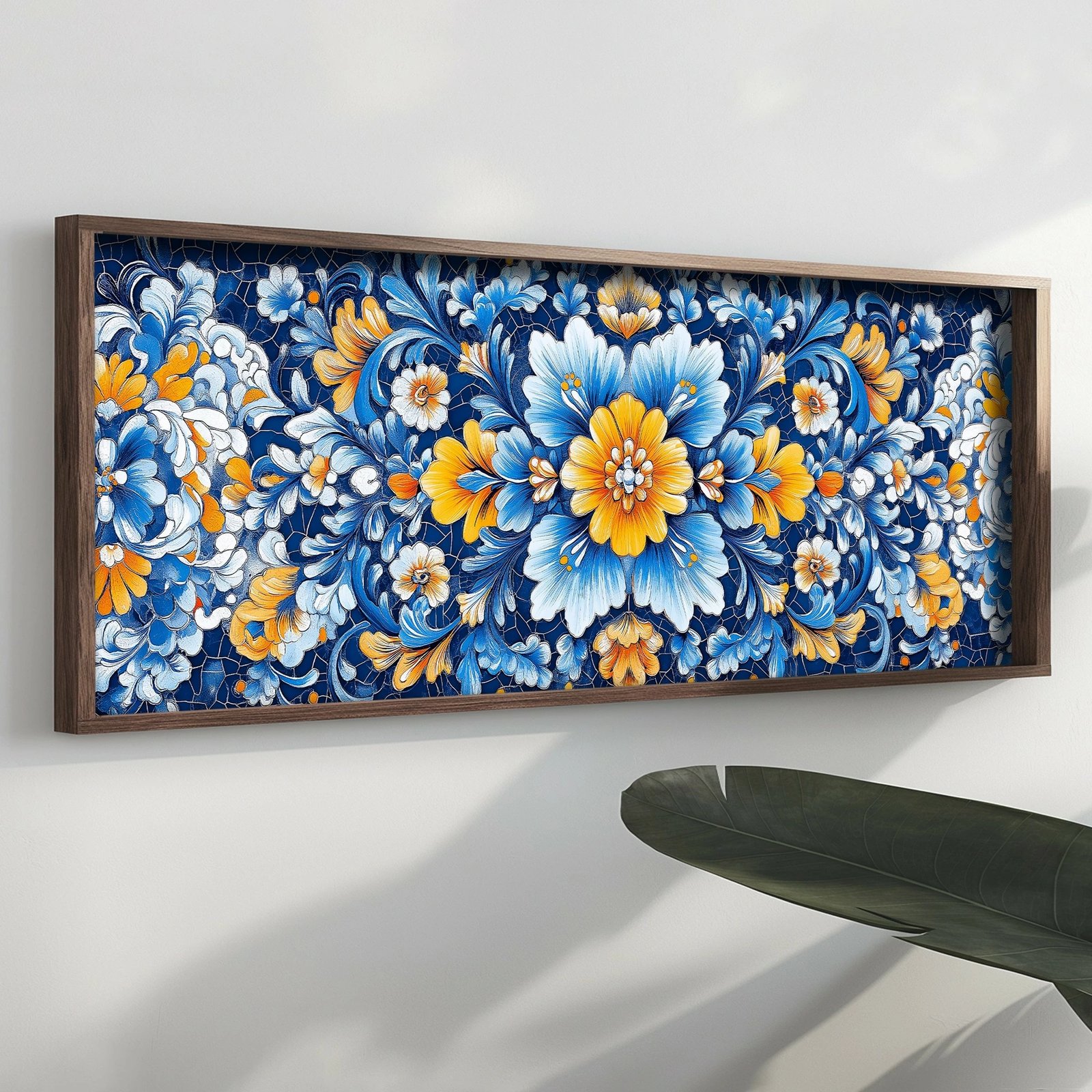 Pikturë dekorative me kornizë, MDF, Wallity, EMR063, shumëngjyrëshe