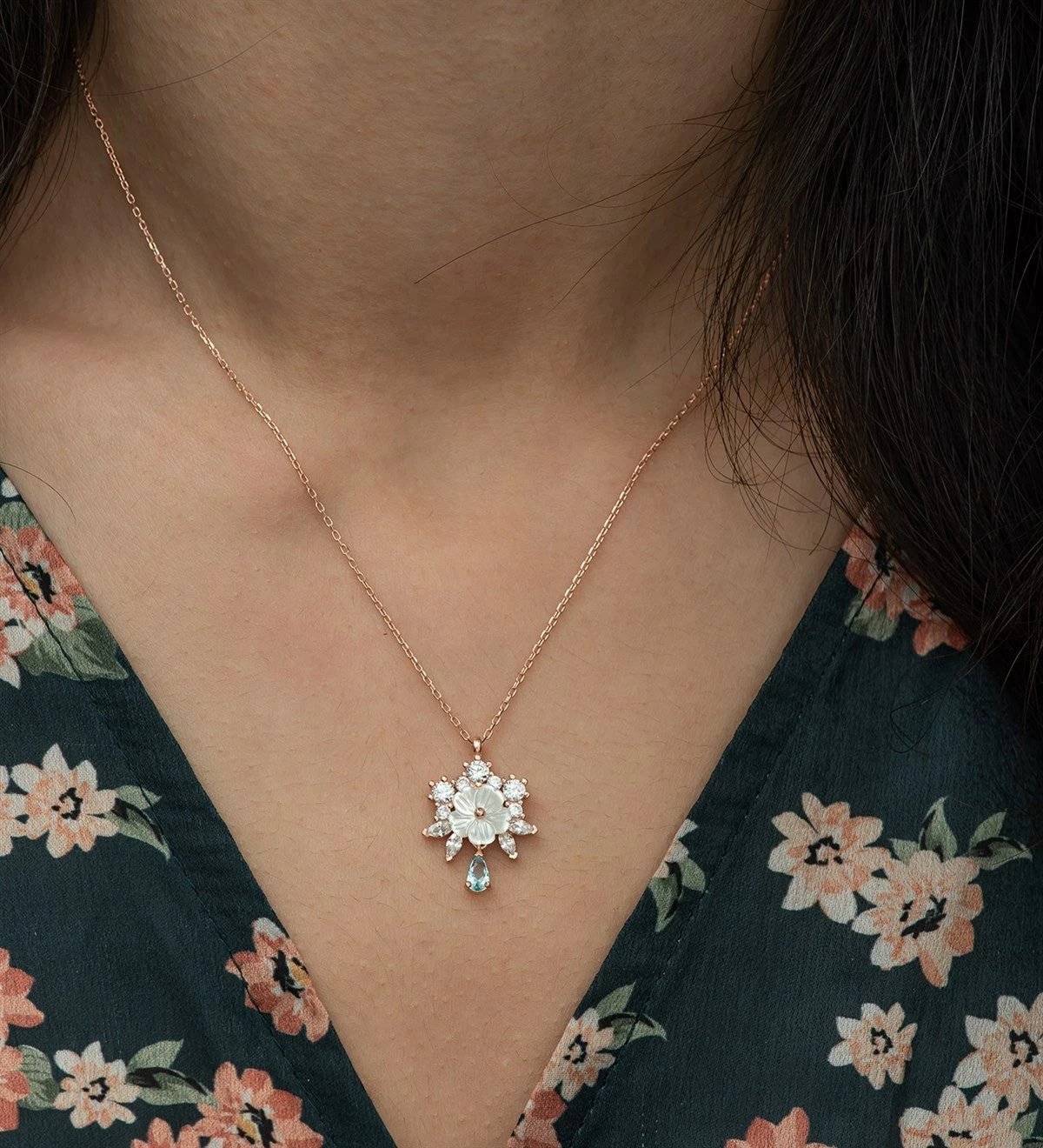 Varëse argjendi, Jumeon, TRDYL10190, ngjyrë rozë ari dhe e bardhë