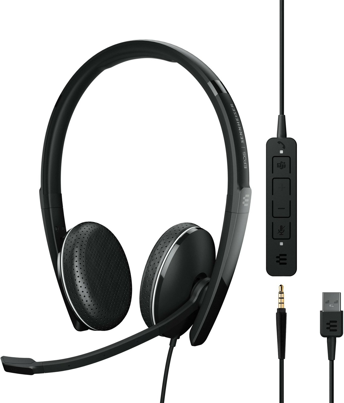 Kufje EPOS Sennheiser Adapt 165T USB, e zezë