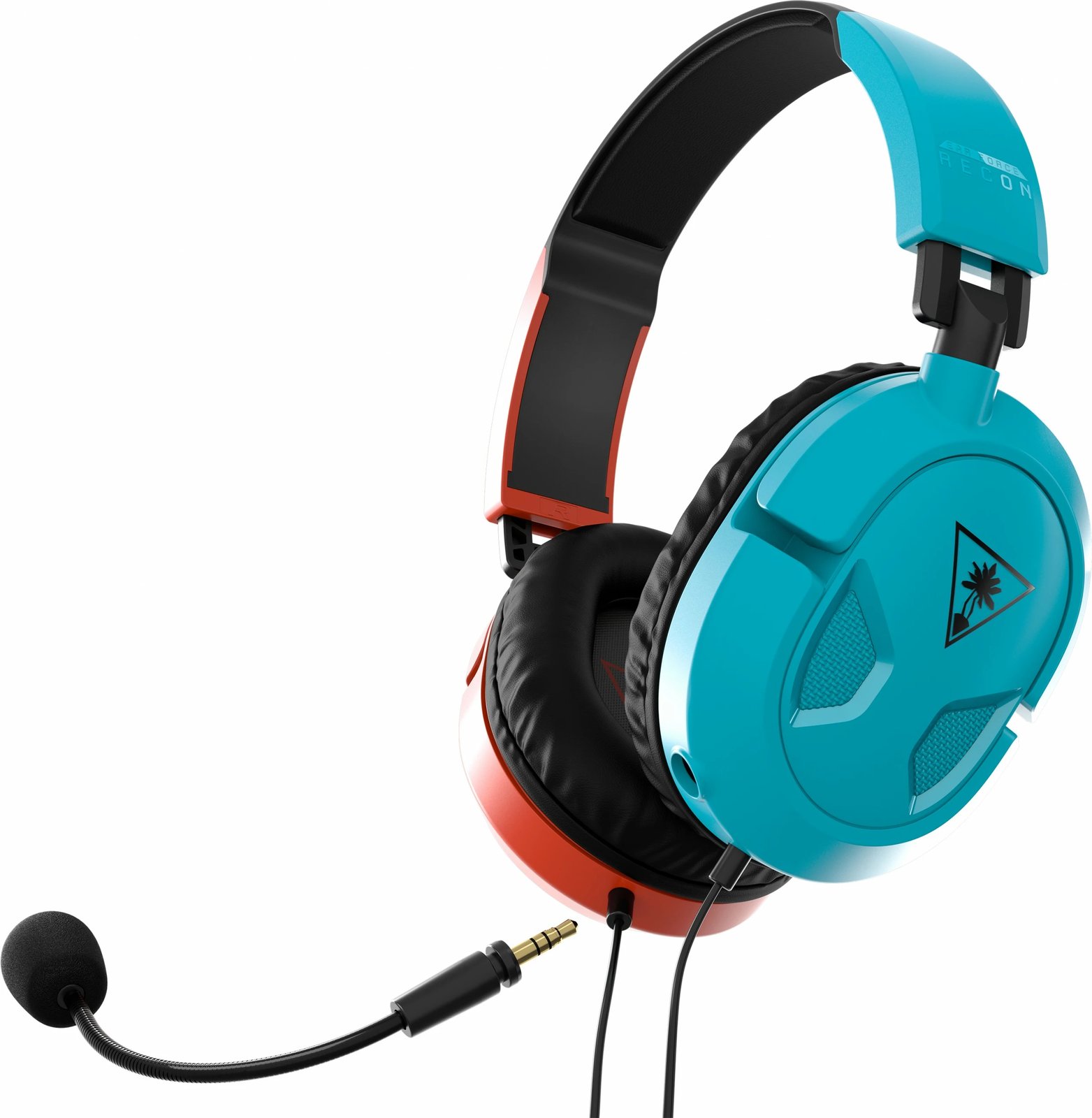 Kufje gaming Turtle Beach Recon 50, me tela, mikrofon, 3.5mm, kuqe/kaltër