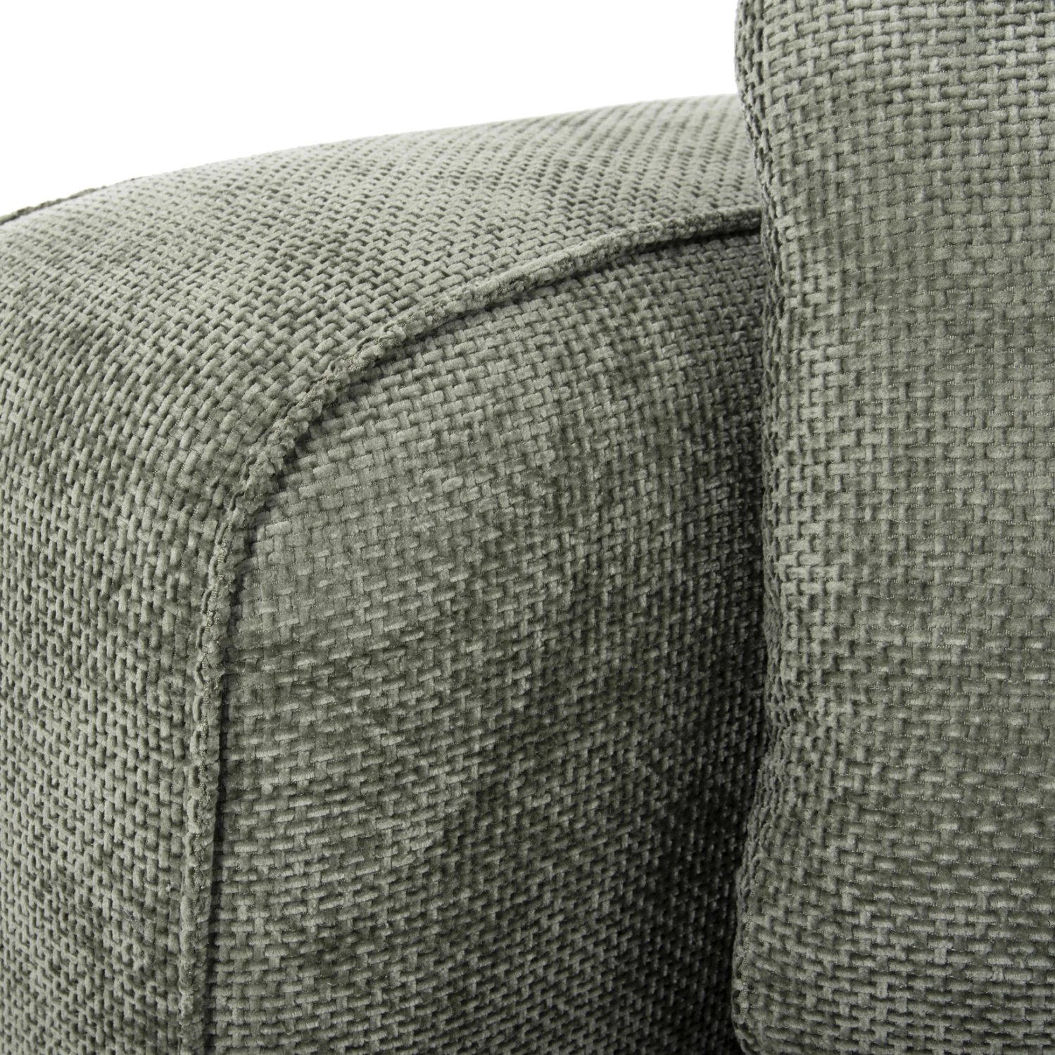 Divan qoshe 3-vendësh GRACE FH3280.05R pëlhurë jeshile 252x105-160x70-90Hcm