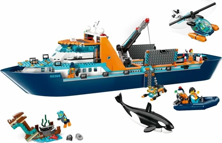 Set lego City për fëmijë, Arctic Explorer Boat