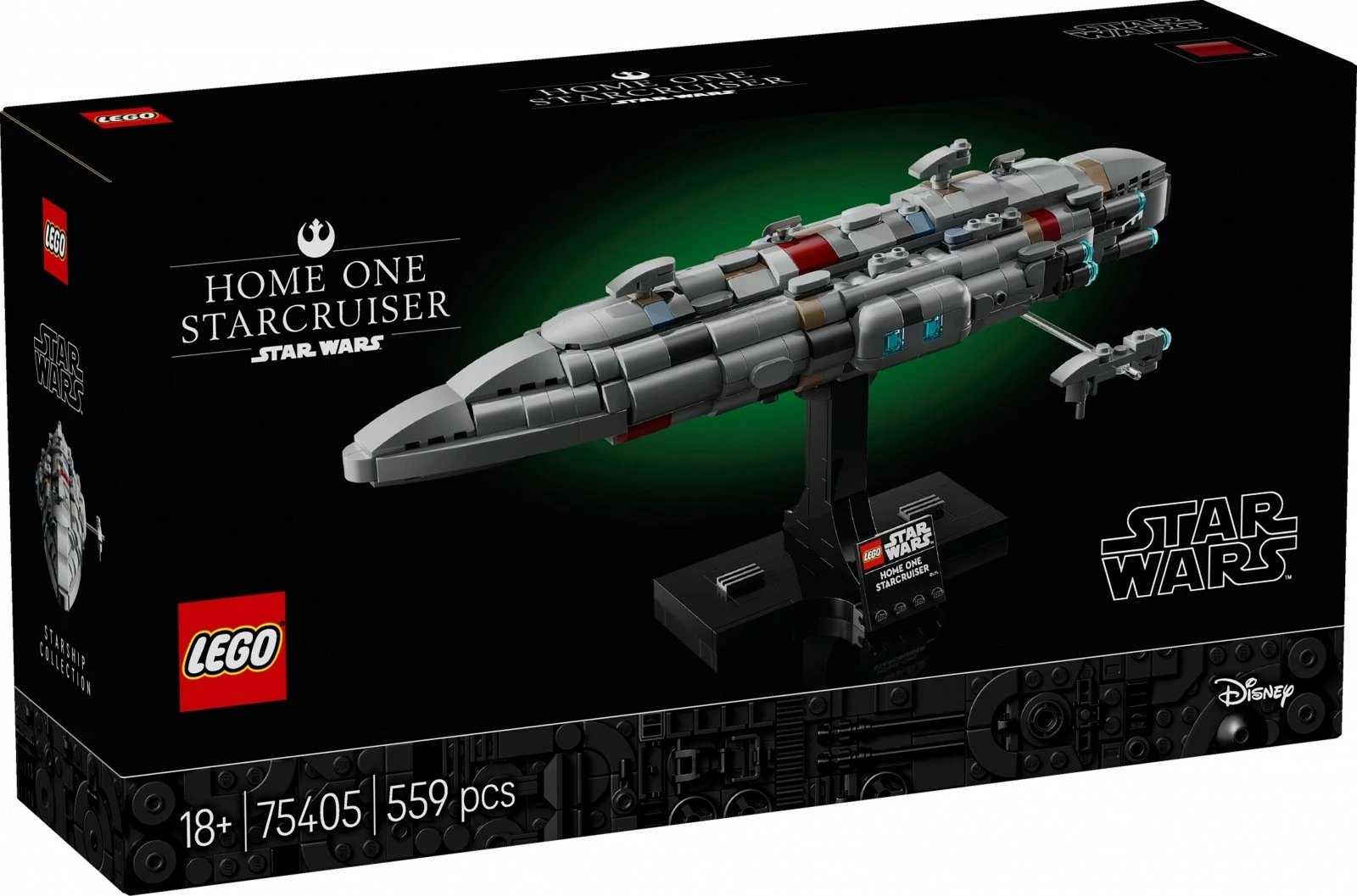 Set LEGO Star Wars Home One-Class Cruiser 75405, 559 pjesë, Gri