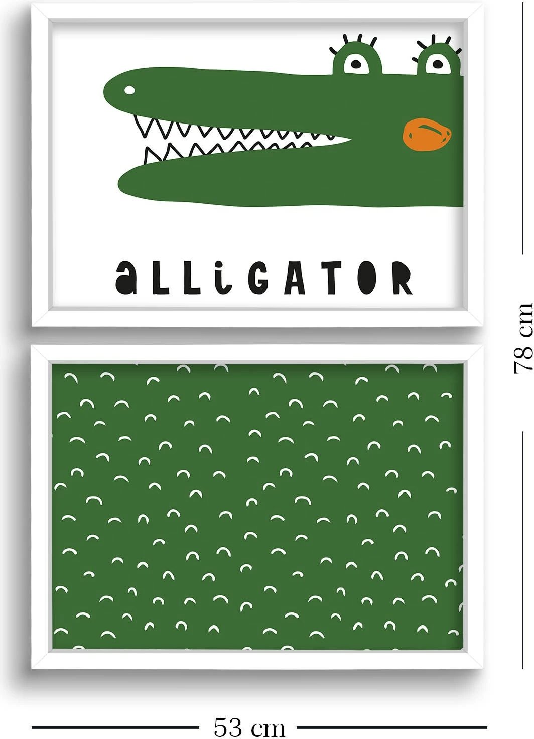 Pikturë dekorative me kornizë MDF (2 copë), Wallity, 2P3853BCT-005