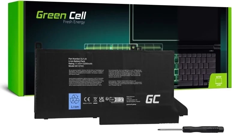 Bateria për laptop Green Cell, DE127V2, për DELL