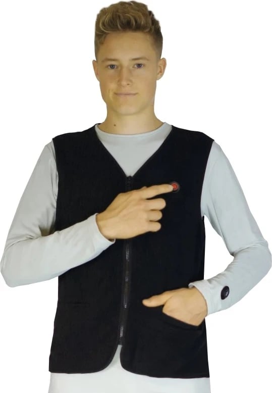 Jeleg për mbrojtje në sportet dimërore Glovii GV1XXL, për Ski dhe Snowboard, Unisex, Poliester, Zi