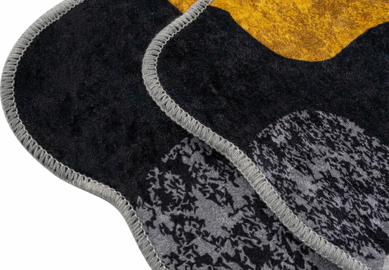 Set tapetash për banjo (2 copa), Mijölnir, rrethore, e verdhë