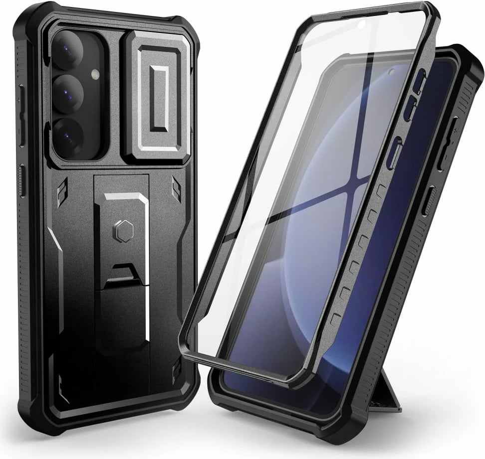 Mbështjellës Tech-Protect Kevlar Cam+ për Samsung Galaxy S25, i zi