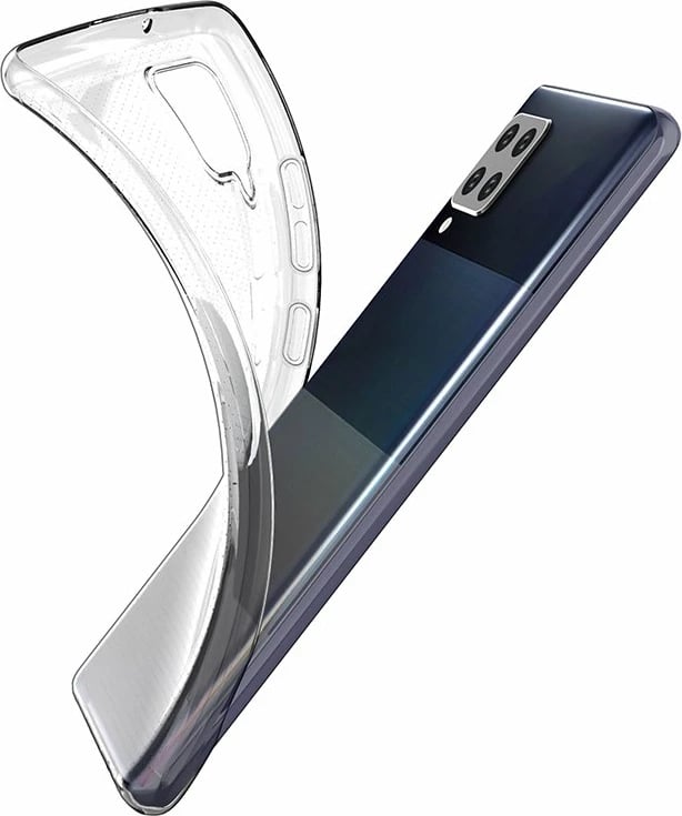 Mbështjellës Hurtel Ultra Clear 0.5mm për Samsung Galaxy A12 / Galaxy M12, Transparent