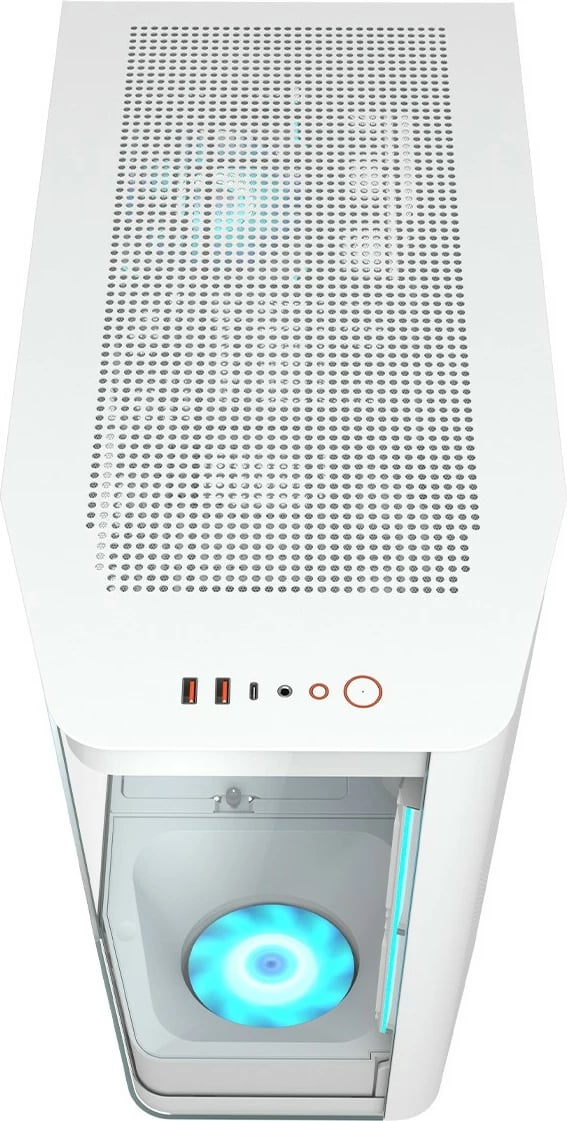 Kasë Cougar FV270 ARGB midi tower e bardhë