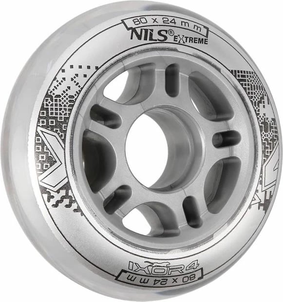 Rrota rollera Nils Extreme, transparente