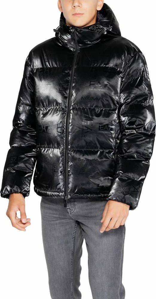Jakne për meshkuj EA7 Emporio Armani, e zezë