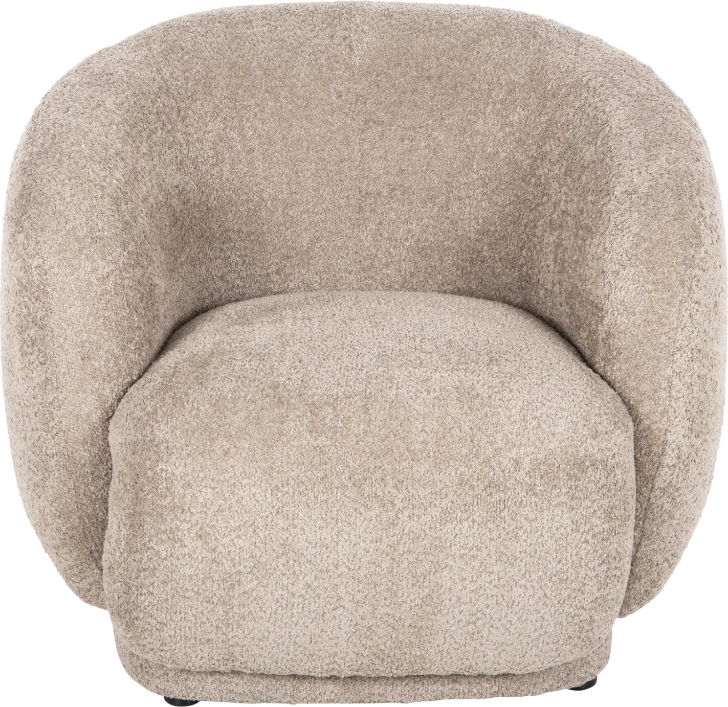 Fotelje KARPEN FH9600.08, pëlhurë boucle bezhë, 93x87x78H cm.