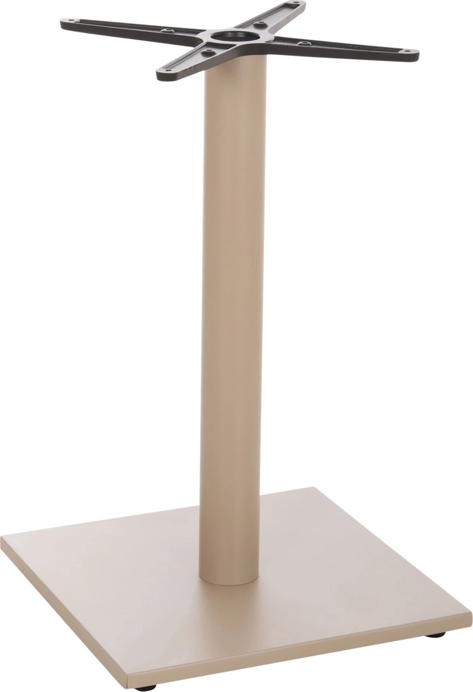 Këmbë tavoline alumini, ngjyrë kapuçino, FH475.25, 46x46x72cm