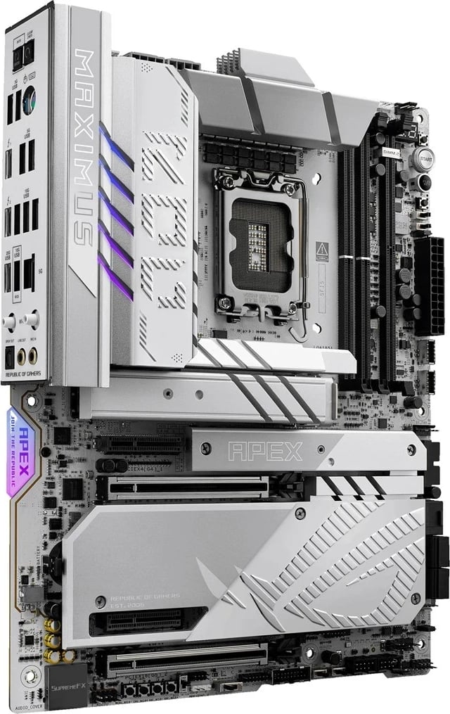 Pllakë amë ASUS ROG MAXIMUS Z890 APEX, Socket 1851, ATX Pllakë amë ASUS ROG MAXIMUS Z890 APEX, Socket 1851, ATX